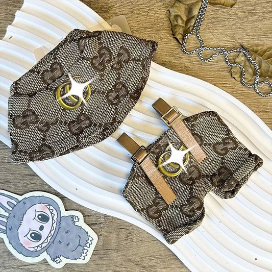 Labubu Outfit – GG Brown Set